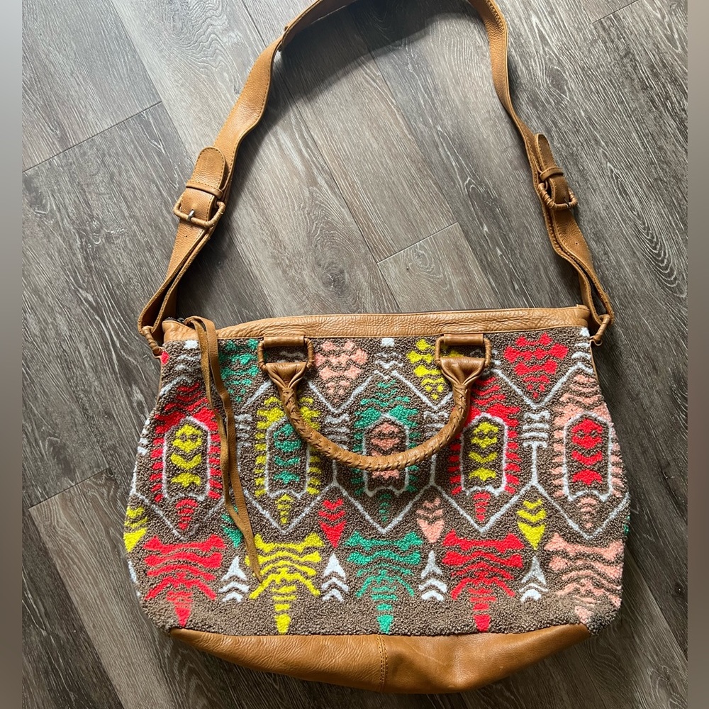 Cleobella Boho Aztec Weekender Bag